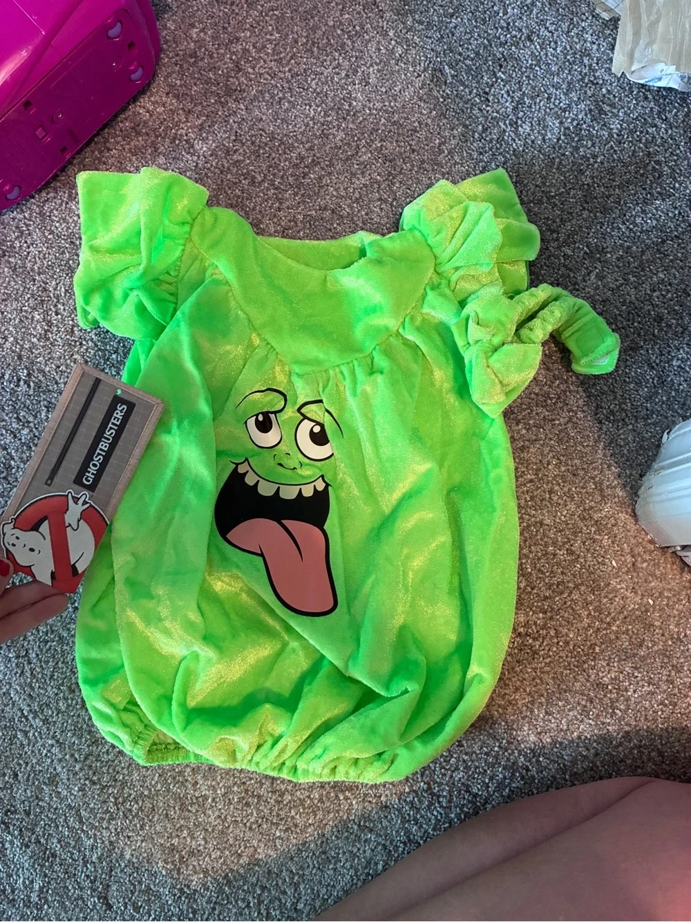 Infant ghostbuster slimer bubble costume